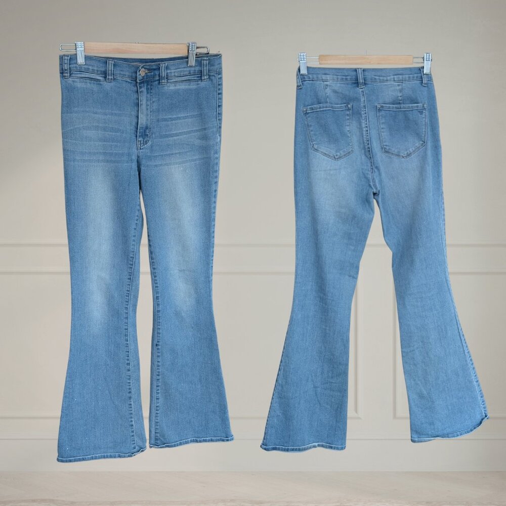 Tractr Bootleg Flare Stretch Jeans